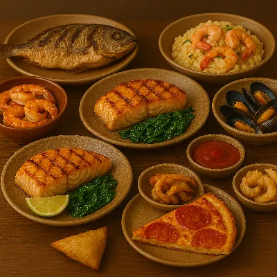 Receitas da Categoria Peixes e Frutos do Mar